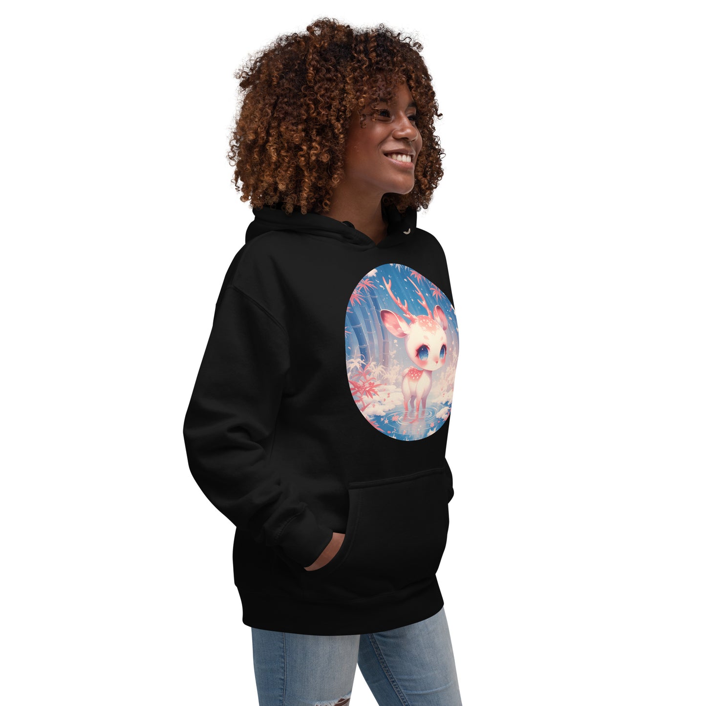 Sweat à capuche daim