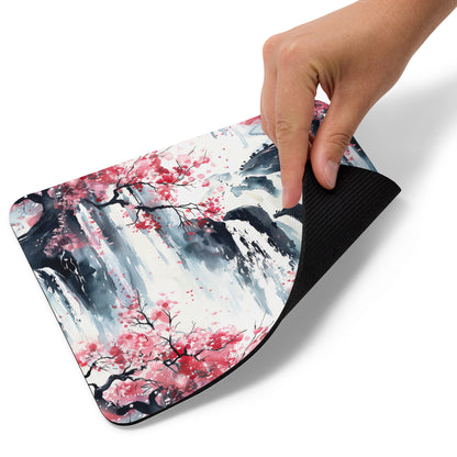 Tapis de souris cascade & sakura